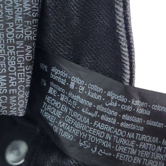 ZARA Womens Size 8 Black Solid Skinny Jeans - Picture 5 of 10